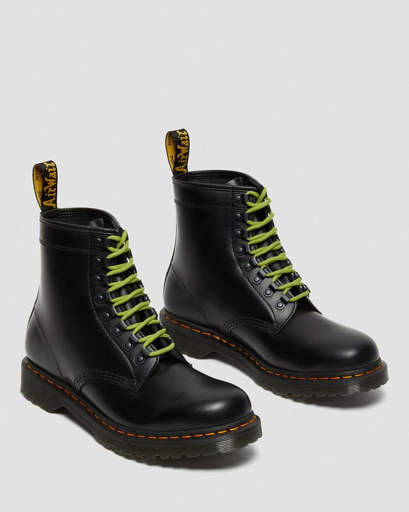 Dr Martens 1460 Ben Smooth Læder Snørestøvler Dame Sort | DK 149ZUT